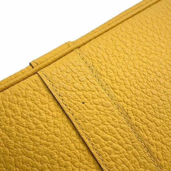 エルメス トートバッグ ガーデンパーティTPM ジョーヌアンブル/シルバー金具 ネゴンダ C刻印 HERMES