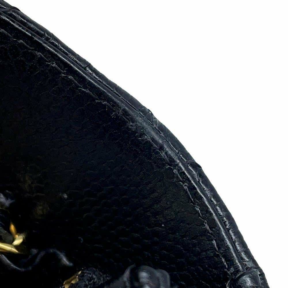 シャネル チェーンウォレット クラシック マトラッセ ココマーク キャビアスキン AP0250 CHANEL 財布 黒