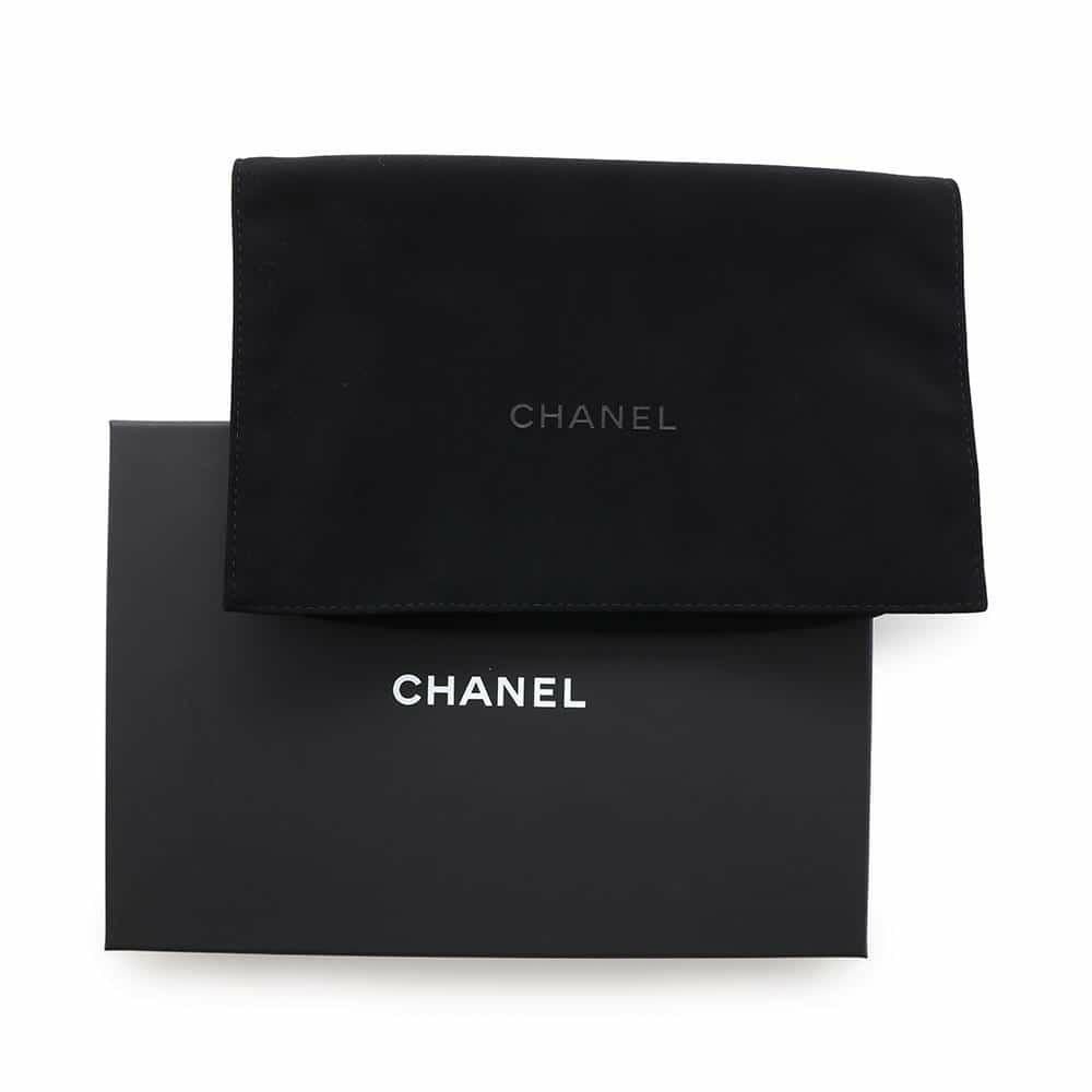 シャネル チェーンウォレット クラシック マトラッセ ココマーク キャビアスキン AP0250 CHANEL 財布 黒