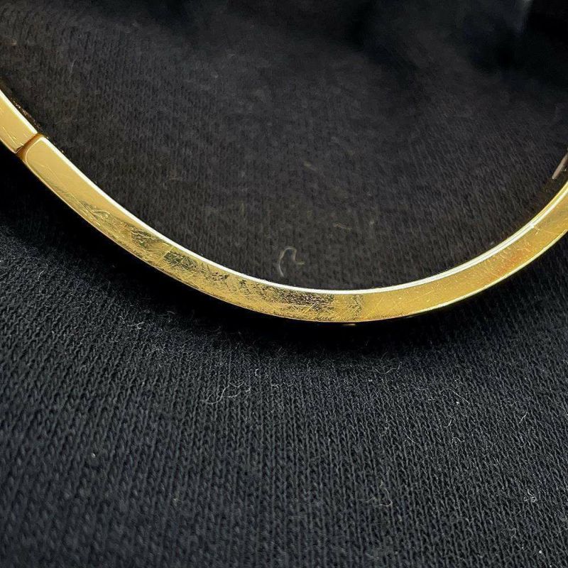 エルメス ブレスレット クリックH クリック クラック PM ブラック/ゴールド金具 HERMES アクセサリー 黒