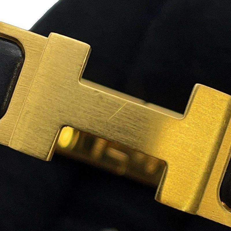 エルメス ブレスレット クリックH クリック クラック PM ブラック/ゴールド金具 HERMES アクセサリー 黒