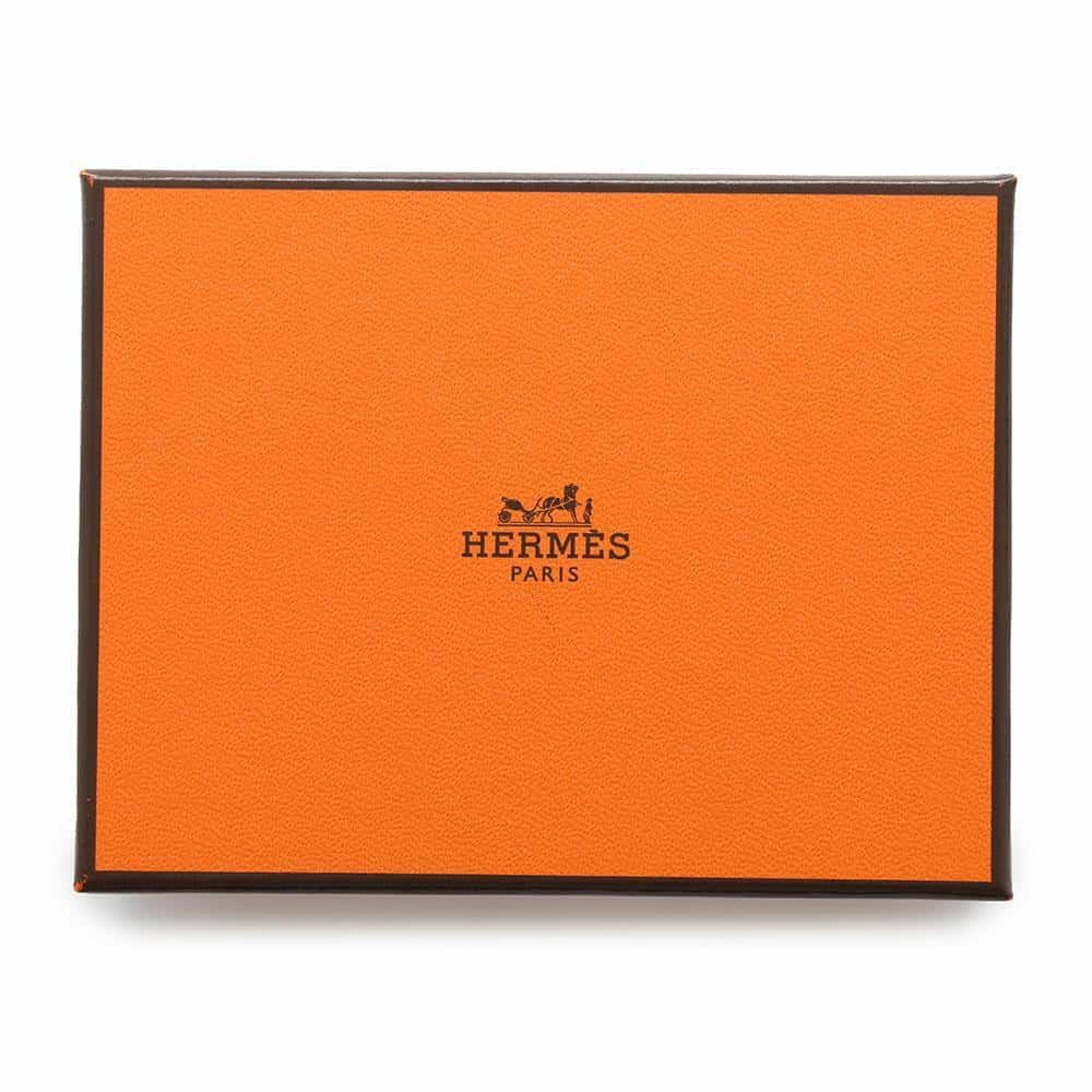 エルメス キーホルダー カルメン エトゥープ/シルバー金具 ラムスキン W刻印