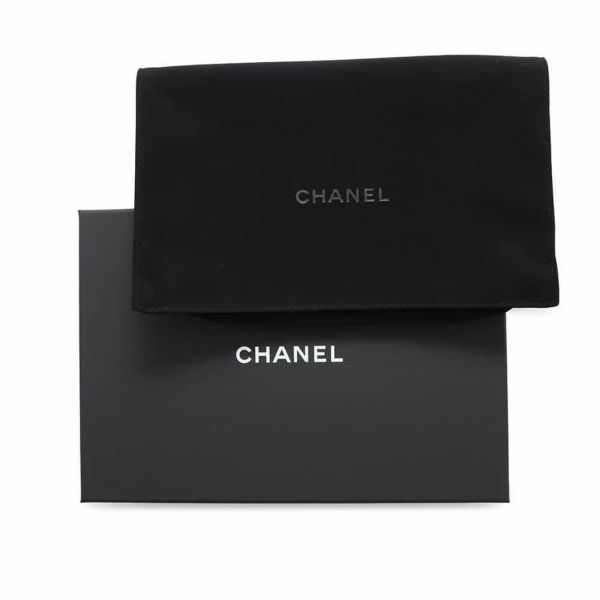 シャネル チェーンウォレット マトラッセ ココマーク ハート キャビアスキン CHANEL 財布 黒