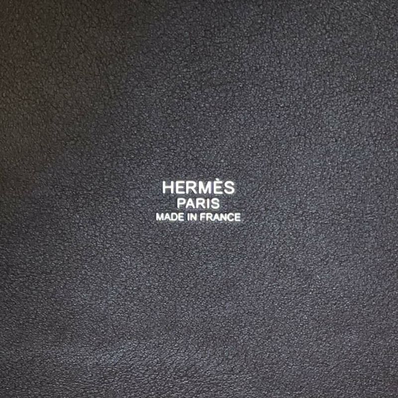 エルメス ハンドバッグ ピコタンロックPM ゴーチーム エベンヌ/シルバー金具 フェルト/スイフト W刻印