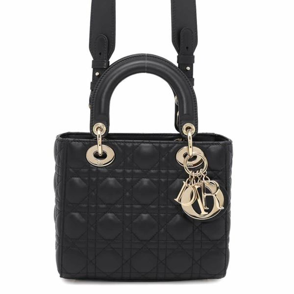 クリスチャン・ディオール ハンドバッグ Lady Dior My ABCDior スモール M0538ONGE_M900 ショルダーバッグ 黒