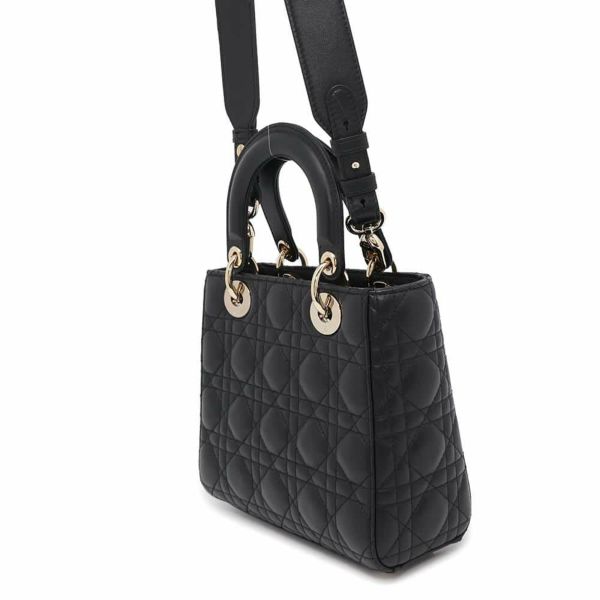 クリスチャン・ディオール ハンドバッグ Lady Dior My ABCDior スモール M0538ONGE_M900 ショルダーバッグ 黒