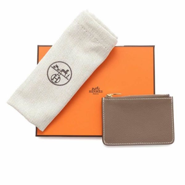 エルメス 財布 コンスタンス スリム エトゥープ/ゴールド金具 エバーカラー W刻印 HERMES 財布