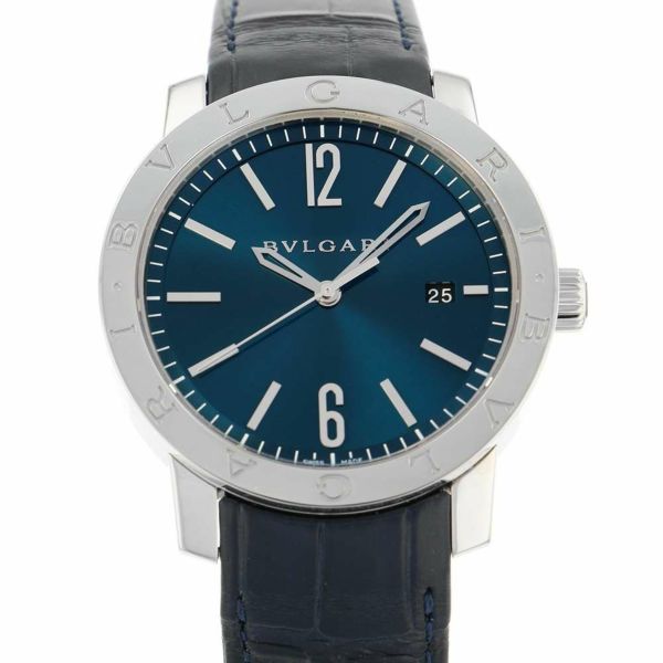 ブルガリ ブルガリブルガリ BB41C3SLD BVLGARI 腕時計 アリゲーターレザー メンズ