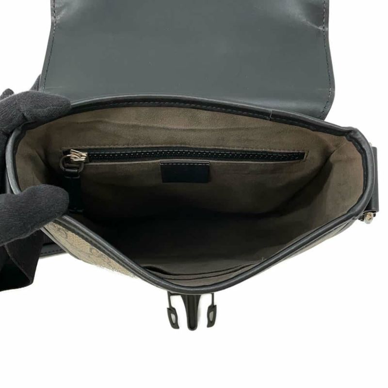 グッチ ショルダーバッグ GGスプリーム 473877 GUCCI メッセンジャーバッグ 黒
