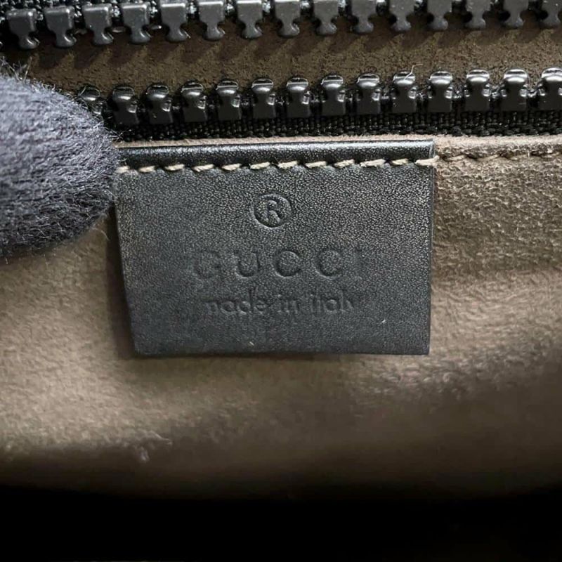 グッチ ショルダーバッグ GGスプリーム 473877 GUCCI メッセンジャーバッグ 黒