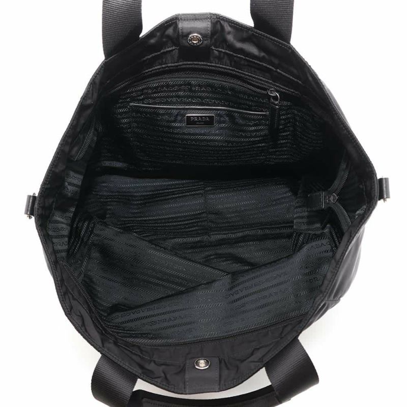 プラダ トートバッグ ナイロン BR4376 PRADA バッグ 2wayショルダーバッグ 黒