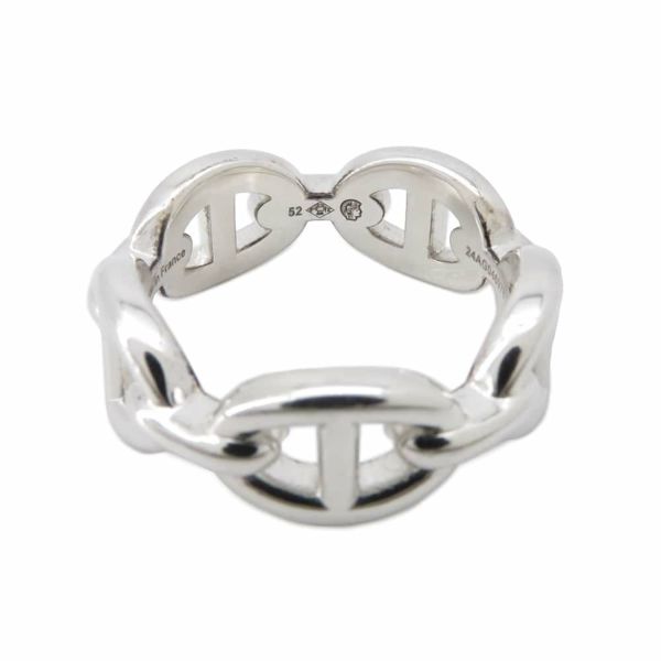 エルメス リング シェーヌダンクル アンシェネPM SV925シルバー リングサイズ52 HERMES ジュエリー