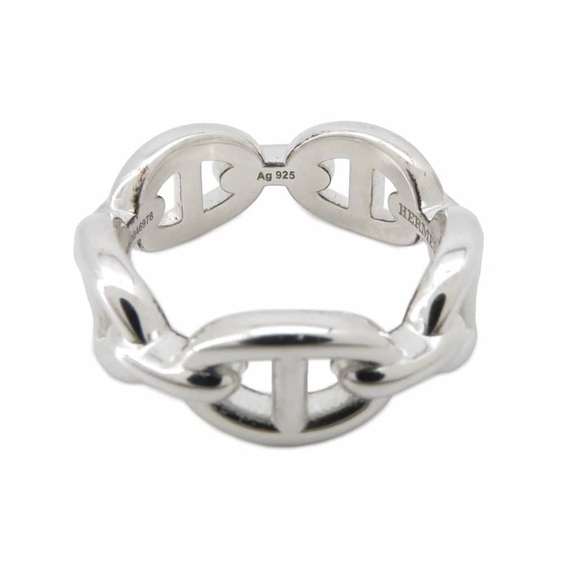 エルメス リング シェーヌダンクル アンシェネPM SV925シルバー リングサイズ52 HERMES ジュエリー