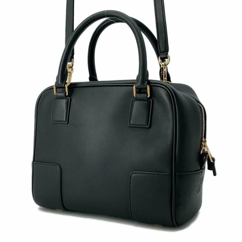 ロエベ ハンドバッグ アマソナ19 カーフレザー A039N10X03 LOEWE 2wayバッグ 黒