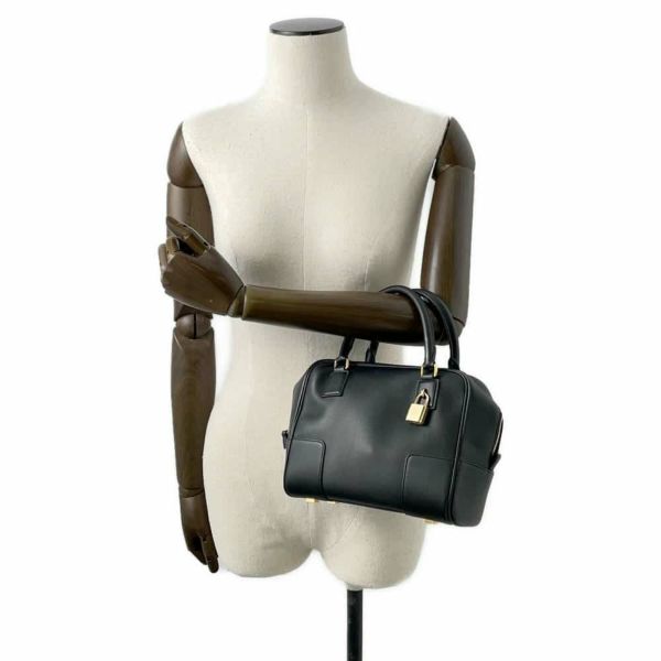 ロエベ ハンドバッグ アマソナ19 カーフレザー A039N10X03 LOEWE 2wayバッグ 黒