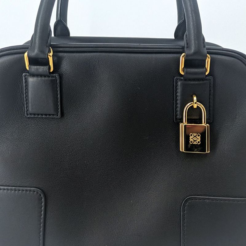 ロエベ ハンドバッグ アマソナ19 カーフレザー A039N10X03 LOEWE 2wayバッグ 黒