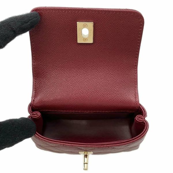 シャネル ハンドバッグ ココハンドル マトラッセ マイクロ キャビアスキン AP4245 CHANEL 2wayチェーンショルダーバッグ