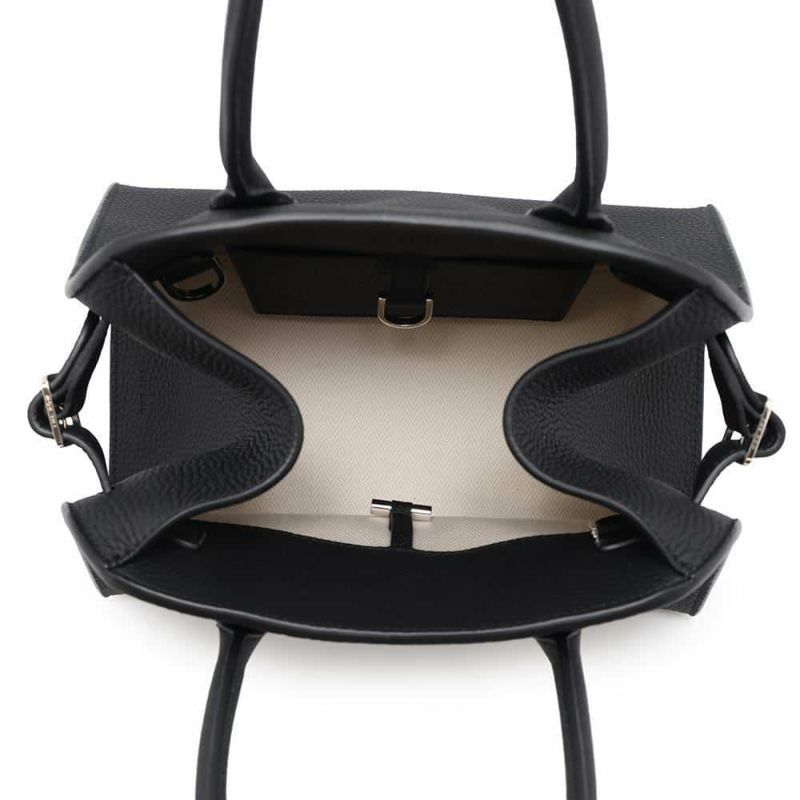 ザ ロウ ハンドバッグ ソフトマルゴー10 レザー W1190 L133 THE ROW バッグ 2wayショルダーバッグ 黒