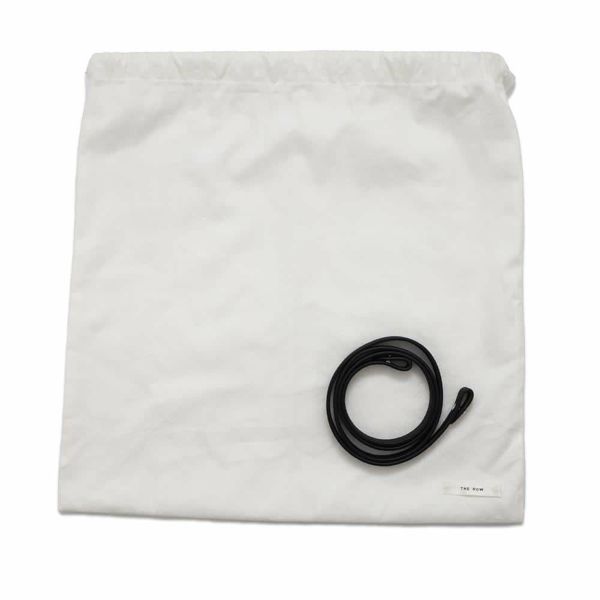 ザ ロウ ハンドバッグ ソフトマルゴー10 レザー W1190 L133 THE ROW バッグ 2wayショルダーバッグ 黒