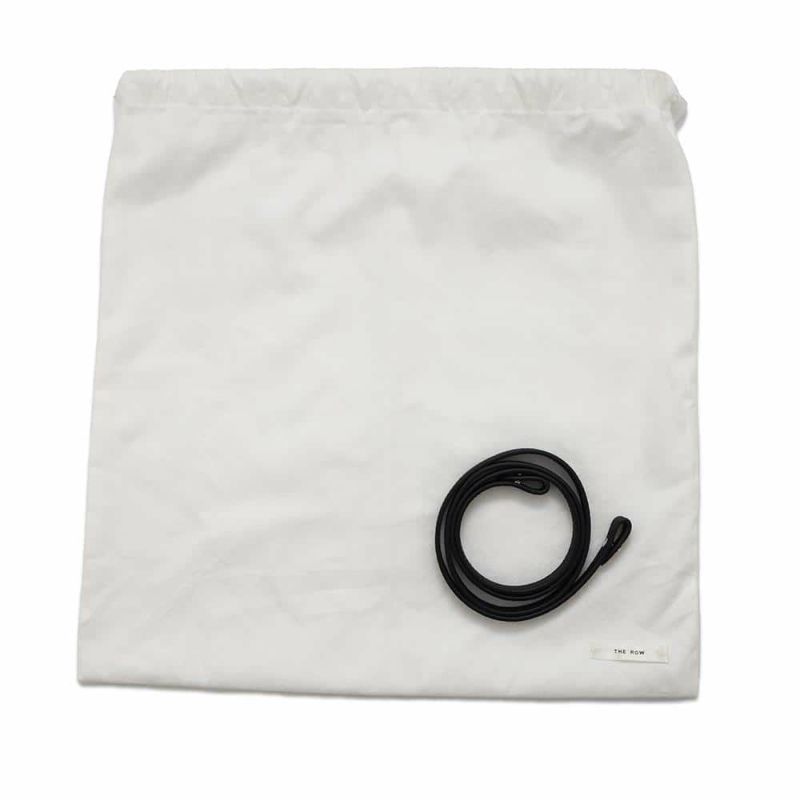 ザ ロウ ハンドバッグ ソフトマルゴー10 レザー W1190 L133 THE ROW バッグ 2wayショルダーバッグ 黒