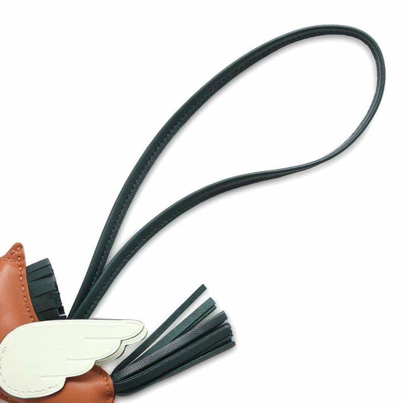 エルメス バッグチャーム ロデオPM ペガサス ゴールド/ヴェールシプレ/ヴェールフィズ ラムスキン U刻印