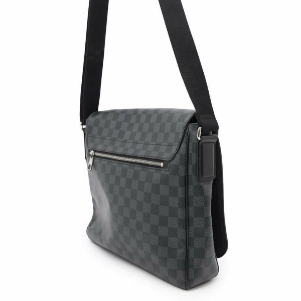 ルイヴィトン ショルダーバッグ ダミエ・グラフィット ディストリクトMM N41272 LOUIS VUITTON 黒 ブラック