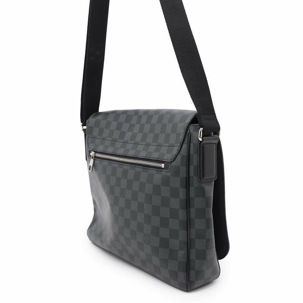 ルイヴィトン ショルダーバッグ ダミエ・グラフィット ディストリクトMM N41272 LOUIS VUITTON 黒 ブラック
