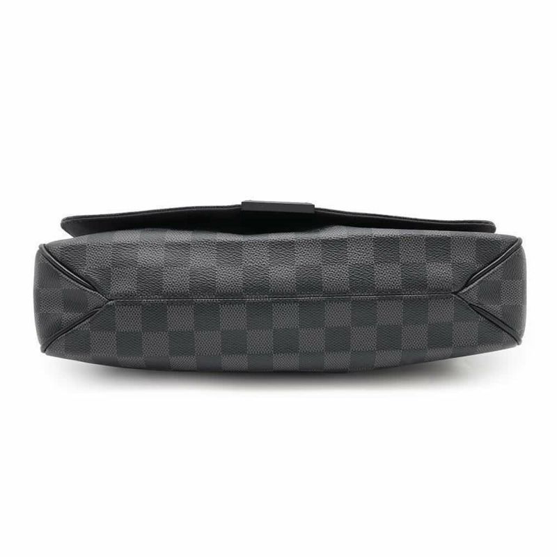 ルイヴィトン ショルダーバッグ ダミエ・グラフィット ディストリクトMM N41272 LOUIS VUITTON 黒 ブラック