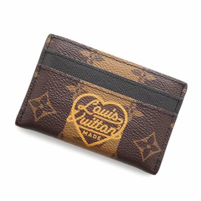 ルイヴィトン カードケース モノグラム・ストライプ ポルト・カルト・ダブル M81006 LOUIS VUITTON NIGOコラボ 安心保証