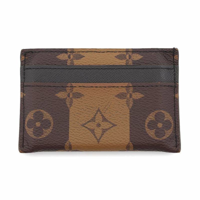 ルイヴィトン カードケース モノグラム・ストライプ ポルト・カルト・ダブル M81006 LOUIS VUITTON NIGOコラボ