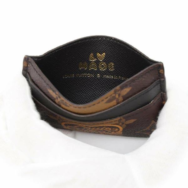 ルイヴィトン カードケース モノグラム・ストライプ ポルト・カルト・ダブル M81006 LOUIS VUITTON NIGOコラボ