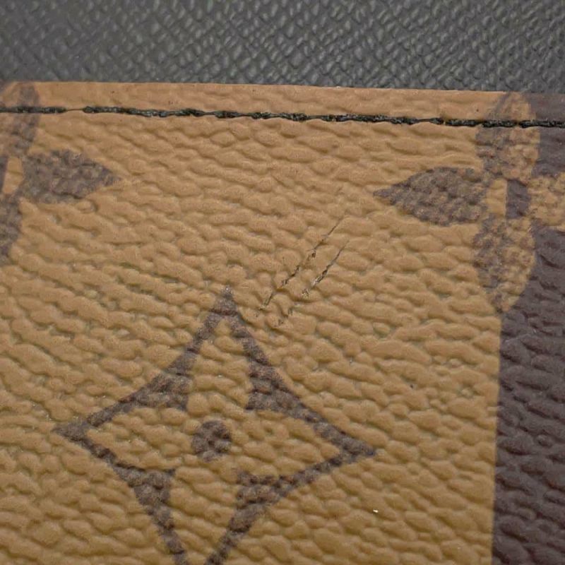 ルイヴィトン カードケース モノグラム・ストライプ ポルト・カルト・ダブル M81006 LOUIS VUITTON NIGOコラボ