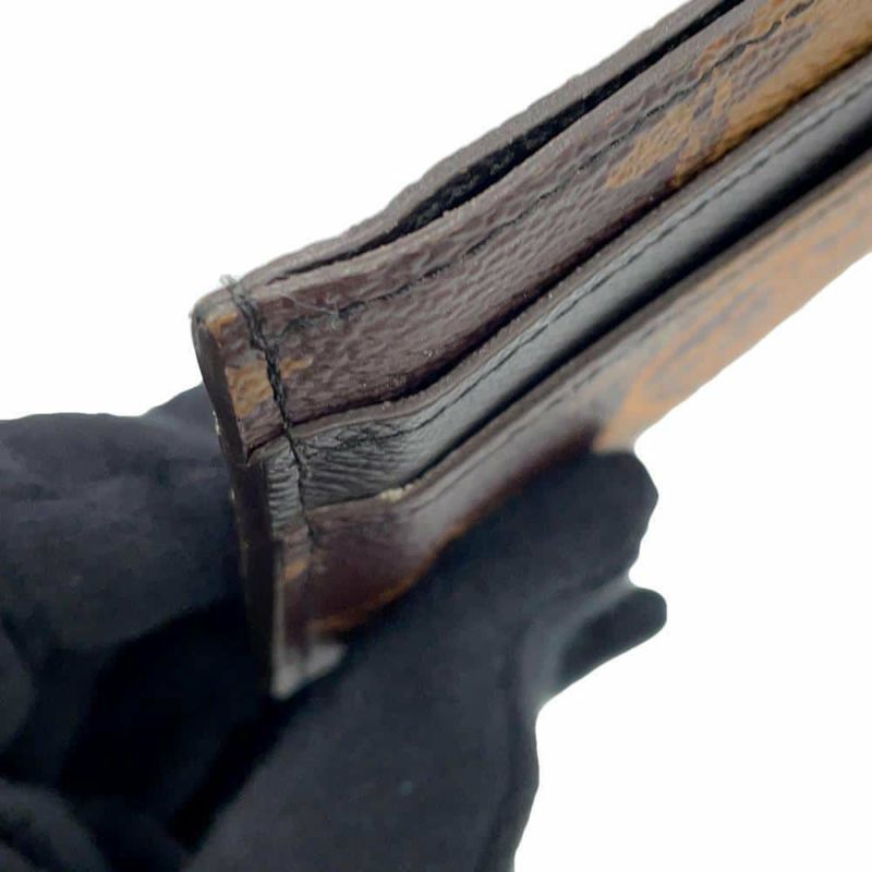 ルイヴィトン カードケース モノグラム・ストライプ ポルト・カルト・ダブル M81006 LOUIS VUITTON NIGOコラボ