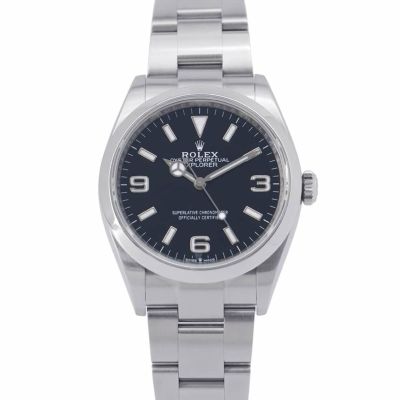 ロレックス エクスプローラー1 124270 ROLEX 腕時計 黒文字盤 安心保証