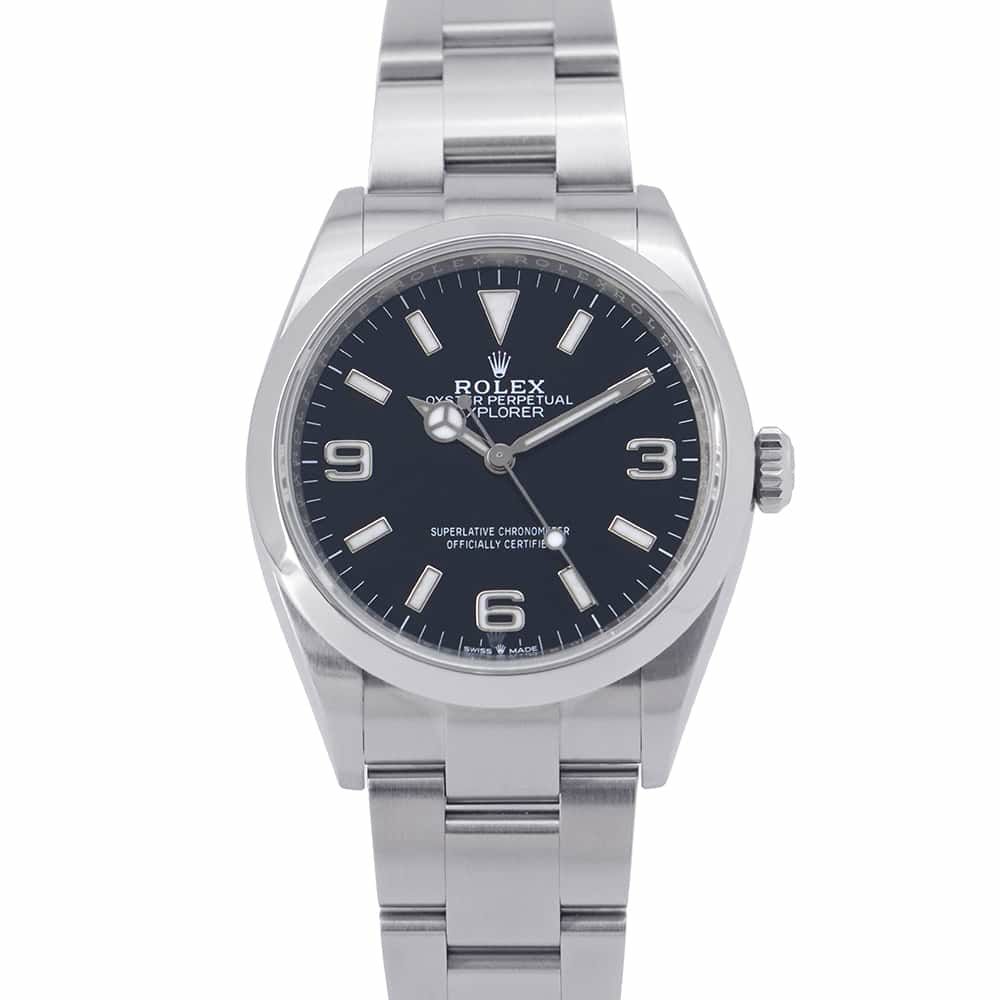 ロレックス エクスプローラー1 124270 ROLEX 腕時計 黒文字盤