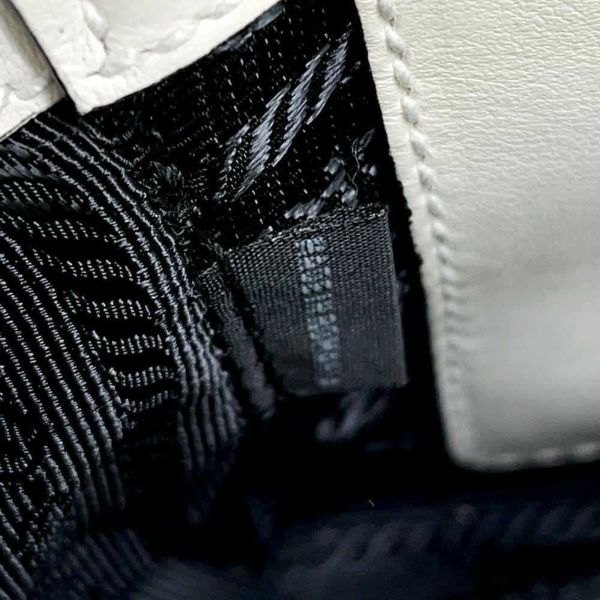 プラダ ハンドバッグ サフィアーノ ミニ 1BA380 PRADA バッグ ショルダーバッグ 白