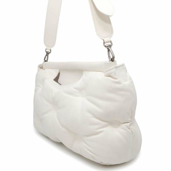 メゾンマルジェラ ショルダーバッグ グラムスラム ミディアム ラムスキン S61WD0026 Maison Margiela 白