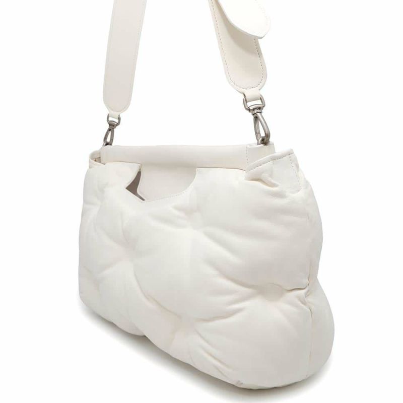 メゾンマルジェラ ショルダーバッグ グラムスラム ミディアム ラムスキン S61WD0026 Maison Margiela 白