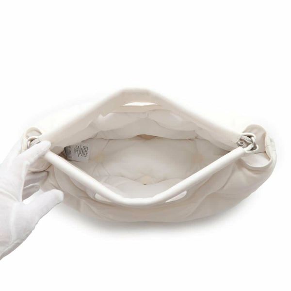 メゾンマルジェラ ショルダーバッグ グラムスラム ミディアム ラムスキン S61WD0026 Maison Margiela 白