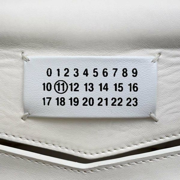 メゾンマルジェラ ショルダーバッグ グラムスラム ミディアム ラムスキン S61WD0026 Maison Margiela 白