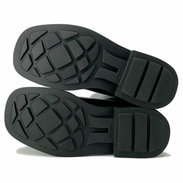 プラダ ロングブーツ レザー メンズサイズ7 2WG014 PRADA 靴 黒