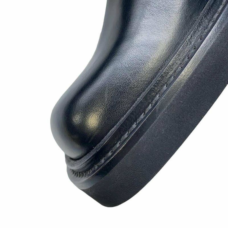 プラダ ロングブーツ レザー メンズサイズ7 2WG014 PRADA 靴 黒