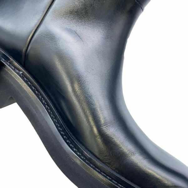 プラダ ロングブーツ レザー メンズサイズ7 2WG014 PRADA 靴 黒