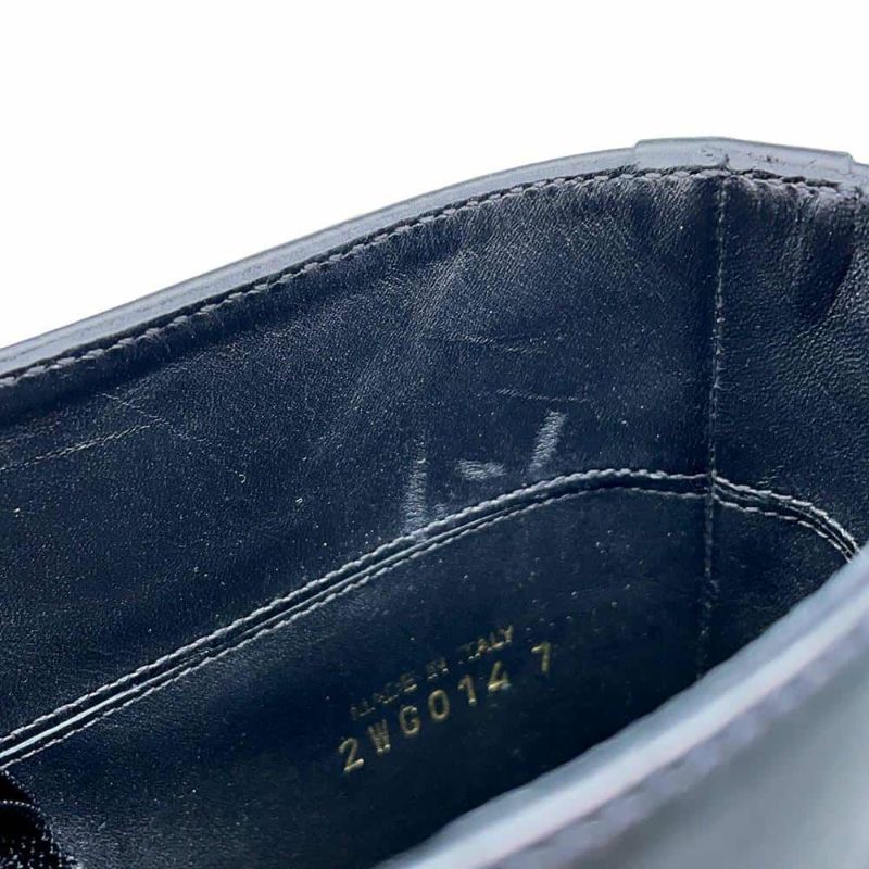 プラダ ロングブーツ レザー メンズサイズ7 2WG014 PRADA 靴 黒