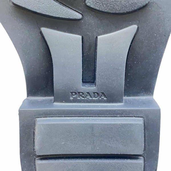 プラダ ロングブーツ レザー メンズサイズ7 2WG014 PRADA 靴 黒