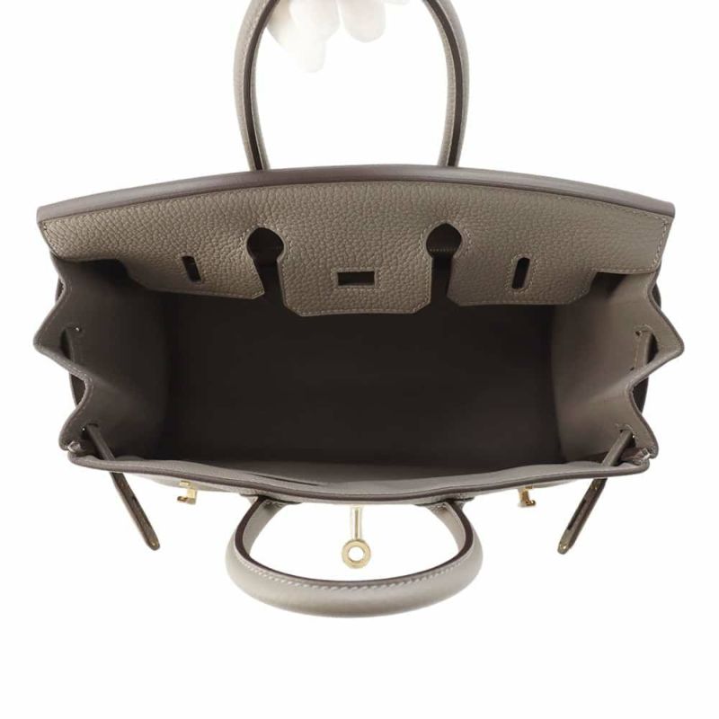 エルメス バーキン25 グリメイヤー/シャンパンゴールド金具 トゴ W刻印 HERMES Birkin ハンドバッグ