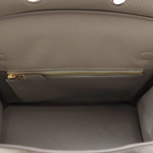 エルメス バーキン25 グリメイヤー/シャンパンゴールド金具 トゴ W刻印 HERMES Birkin ハンドバッグ