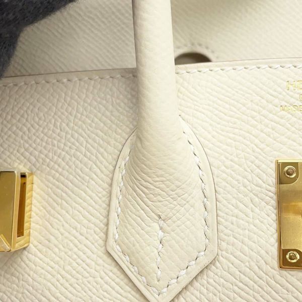 エルメス バーキン25 セリエ クレ/ゴールド金具 エプソン Y刻印 HERMES Birkin ハンドバッグ