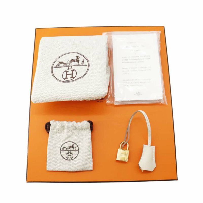 エルメス バーキン25 セリエ クレ/ゴールド金具 エプソン Y刻印 HERMES Birkin ハンドバッグ