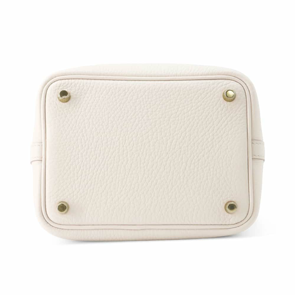 エルメス ハンドバッグ ピコタンロックPM ベトン/ゴールド金具 トリヨンクレマンス W刻印